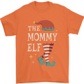 The Mommy Elf Funny Christmas Xmas Mens T-Shirt 100% Cotton Orange