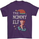 The Mommy Elf Funny Christmas Xmas Mens T-Shirt 100% Cotton Purple