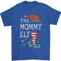 The Mommy Elf Funny Christmas Xmas Mens T-Shirt 100% Cotton Royal Blue