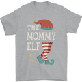 The Mommy Elf Funny Christmas Xmas Mens T-Shirt 100% Cotton Sports Grey