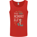 The Mommy Elf Funny Christmas Xmas Mens Vest Tank Top Red