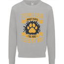 The More I Like My Dog Funny Kids Sweatshirt Jumper Sports Grey