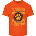 The More I Like My Dog Funny Kids T-Shirt Childrens Orange