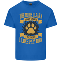 The More I Like My Dog Funny Kids T-Shirt Childrens Royal Blue