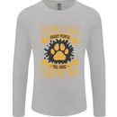 The More I Like My Dog Funny Mens Long Sleeve T-Shirt Sports Grey