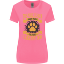 The More I Like My Dog Funny Womens Wider Cut T-Shirt Azalea