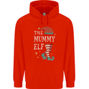 The Mummy Elf Funny Christmas Xmas Childrens Kids Hoodie Bright Red