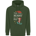 The Mummy Elf Funny Christmas Xmas Childrens Kids Hoodie Forest Green