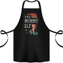 The Mummy Elf Funny Christmas Xmas Cotton Apron 100% Organic Black