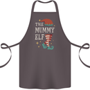 The Mummy Elf Funny Christmas Xmas Cotton Apron 100% Organic Dark Grey