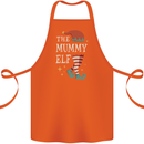 The Mummy Elf Funny Christmas Xmas Cotton Apron 100% Organic Orange