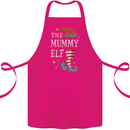 The Mummy Elf Funny Christmas Xmas Cotton Apron 100% Organic Pink