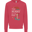 The Mummy Elf Funny Christmas Xmas Kids Sweatshirt Jumper Heliconia