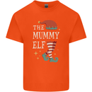 The Mummy Elf Funny Christmas Xmas Kids T-Shirt Childrens Orange