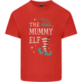 The Mummy Elf Funny Christmas Xmas Kids T-Shirt Childrens Red