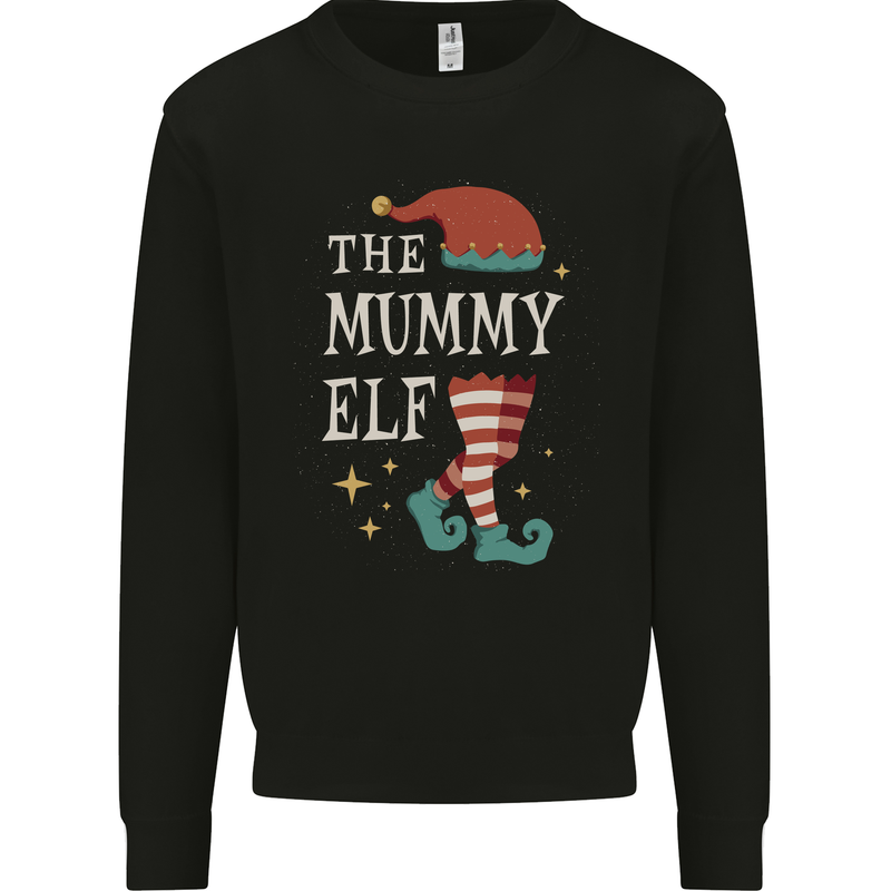 The Mummy Elf Funny Christmas Xmas Mens Sweatshirt Jumper Black