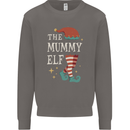 The Mummy Elf Funny Christmas Xmas Mens Sweatshirt Jumper Charcoal