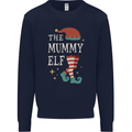 The Mummy Elf Funny Christmas Xmas Mens Sweatshirt Jumper Navy Blue