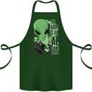 The Name is Al Alien Funny Movie Parody Cotton Apron 100% Organic Forest Green