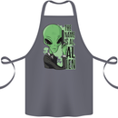 The Name is Al Alien Funny Movie Parody Cotton Apron 100% Organic Steel