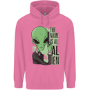 The Name is Al Alien Funny Movie Parody Mens 80% Cotton Hoodie Azelea