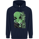 The Name is Al Alien Funny Movie Parody Mens 80% Cotton Hoodie Navy Blue