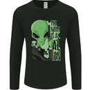 The Name is Al Alien Funny Movie Parody Mens Long Sleeve T-Shirt Black