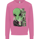 The Name is Al Alien Funny Movie Parody Mens Sweatshirt Jumper Azalea