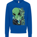 The Name is Al Alien Funny Movie Parody Mens Sweatshirt Jumper Royal Blue