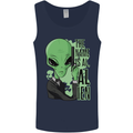 The Name is Al Alien Funny Movie Parody Mens Vest Tank Top Navy Blue