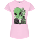 The Name is Al Alien Funny Movie Parody Womens Petite Cut T-Shirt Light Pink