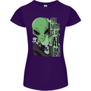 The Name is Al Alien Funny Movie Parody Womens Petite Cut T-Shirt Purple