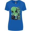 The Name is Al Alien Funny Movie Parody Womens Wider Cut T-Shirt Royal Blue