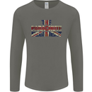 The Parachute Regiment Paras 1 2 3 4 SFSG Mens Long Sleeve T-Shirt Charcoal