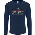 The Parachute Regiment Paras 1 2 3 4 SFSG Mens Long Sleeve T-Shirt Navy Blue
