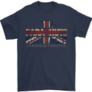 The Parachute Regiment Paras 1 2 3 4 SFSG Mens T-Shirt 100% Cotton Navy Blue