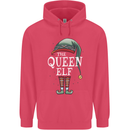 The Queen Elf Funny Christmas Xmas Childrens Kids Hoodie Heliconia