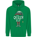 The Queen Elf Funny Christmas Xmas Childrens Kids Hoodie Irish Green