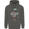 The Queen Elf Funny Christmas Xmas Childrens Kids Hoodie Storm Grey