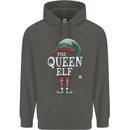 The Queen Elf Funny Christmas Xmas Childrens Kids Hoodie Storm Grey