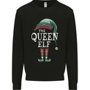 The Queen Elf Funny Christmas Xmas Kids Sweatshirt Jumper Black