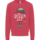 The Queen Elf Funny Christmas Xmas Kids Sweatshirt Jumper Heliconia