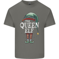 The Queen Elf Funny Christmas Xmas Kids T-Shirt Childrens Charcoal