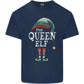 The Queen Elf Funny Christmas Xmas Kids T-Shirt Childrens Navy Blue