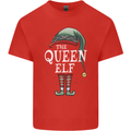 The Queen Elf Funny Christmas Xmas Kids T-Shirt Childrens Red