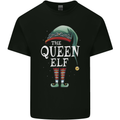 The Queen Elf Funny Christmas Xmas Mens Cotton T-Shirt Tee Top Black