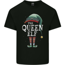 The Queen Elf Funny Christmas Xmas Mens Cotton T-Shirt Tee Top Black
