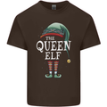 The Queen Elf Funny Christmas Xmas Mens Cotton T-Shirt Tee Top Dark Chocolate