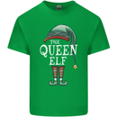 The Queen Elf Funny Christmas Xmas Mens Cotton T-Shirt Tee Top Irish Green