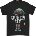 The Queen Elf Funny Christmas Xmas Mens T-Shirt 100% Cotton Black